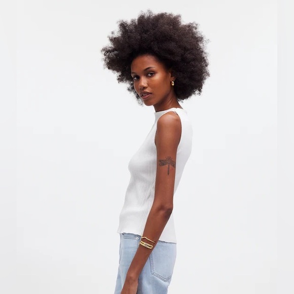 Madewell Ribbed Boatneck Tank - Picture 2 of 7